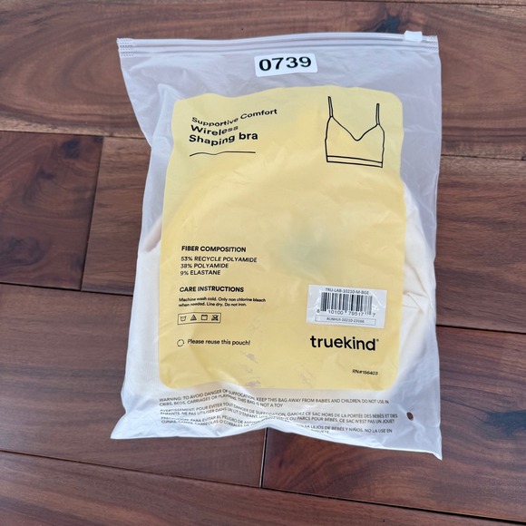 Truekind Supportive Comfort Wireless Shaping Bra - Beige - Medium - Picture 3 of 5